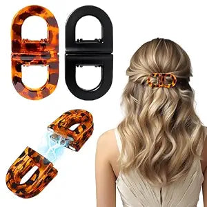 2PCS Magnetic Hair Clips for Women – Seamless 2-in-1 Design for Easy Everyday Hairstyles, Gentle on All Hair Type, Strong Hold No-Slip Magnetic Hair Styling Clips