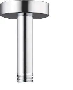 Ceiling Mount Shower Arm with Flange  Rain Shower Arm Extension for Fixed Shower Heads Bathroom Shower Arm Replacement,3 Inch Chrome