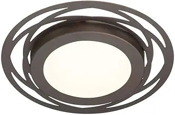 Designers Fountain LED1277-SB Energy Saver Flush Mount, 1-Light LED 14 Watts, Satin Bronze