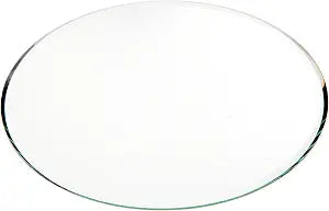 Plymor 6 inch Round, 3mm Thick, Beveled Glass Mirror Circle