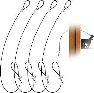 Gate Latch Cable Pull, 19 Inch Stainless Steel Adjustable Gate Pull Cord