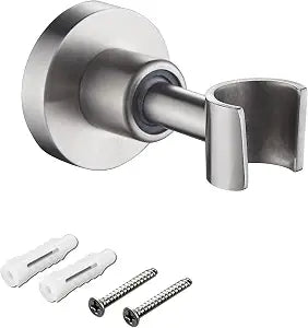 PHASAT Handheld Shower Head Holder Adjustable 304 Stainless Steel Handheld Shower Head Bracket Holder Wall Mount,Shower Wand Holder Brushed Nickel,A13021N