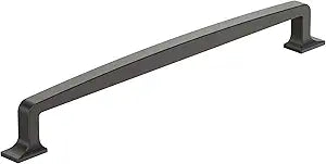 Amerock Westerly 10-1/16 inch (256mm) Center-to-Center Black Bronze Cabinet Pull, BP53725BBR