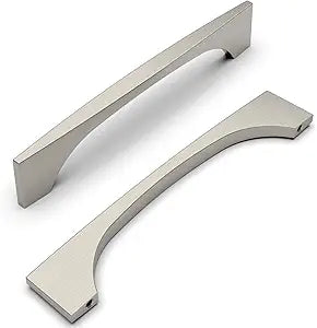 9BUILD 10 Pack Brushed Satin Nickel Cabinet Pulls 5 Inch Kitchen Cabinet Handles Cabinet Hardware Kitchen Handles for Cabinets Cupboard Handles Nickel Dresser Pulls Drawer Handle
