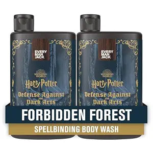 Every Man Jack Harry Potter Body Wash for Men, Forbidden Forest, 2pk