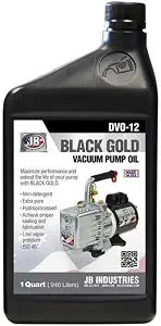 JB Industries Bottle of Black Gold Vacuum Pump Oil , 1 quart