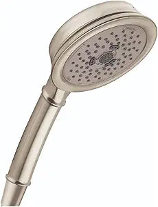hansgrohe Croma 100 Classic Low Flow 5-inch Handheld Shower Head Classic 3 Full, Pulsating Massage, Intense Turbo 04753820