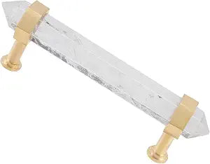 mookaitedecor Rock Quartz Drawer Knobs Crystal Point Cabinets Pulls