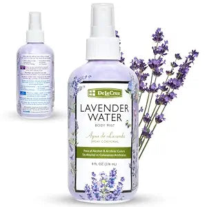De La Cruz Lavender Water Body & Hair Mist, 8 fl. oz Spray