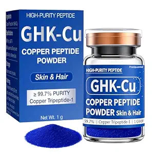GHK-Cu Copper Peptide Powder 99.7% Pure Cobalt Blue Cosmetic Ingredient