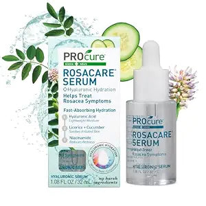 PROcure Rosacare Face Serum 1.08oz - Hyaluronic Acid, Niacinamide, Licorice