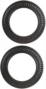Replacement Furnace Tube Collar BM0096 Fits New Imperial 8" Black Furnace Tube No. 24 Collar Trim Ring (Set of 2)