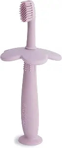 mushie Flower Toddler Training Toothbrush (Soft Lilac)