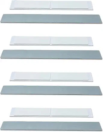 Under Cabinet Lights - Magnetic Sticky 4PCS Replacement Strips with Adhesive Backing, Gray
