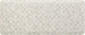House of Noa Nama Standing Mat  Anti-Fatigue Kitchen Mats for Floor, Cushioned & Non-Slip Comfort Mat for Standing, Thick Foam Anti-Fatigue Mat for Kitchen & Workspaces, Georgia Clay 22" x 54"