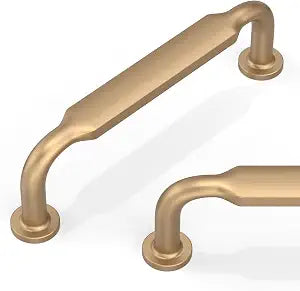 10 Pack Champagne Bronze Cabinet Pulls 4 Inch(102mm) Kitchen Cabinet Handles Cabinet Hardware for Drawer Pulls