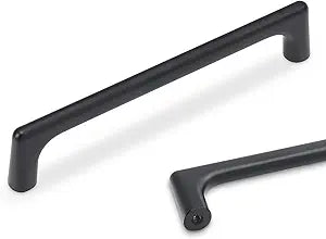10 Pack 5 Inch(128mm) Matte Black Kitchen Cabinet Handles Cabinet Pulls Black Drawer Pulls Kitchen Cabinet Hardware Kitchen Handles Drawer Pulls Dresser Handles