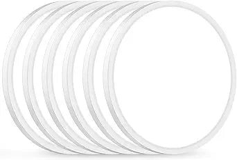 Brightever 12 Inch 6 Pack LED Flush Mount Ceiling Light Fixtures, Super Slim 0.67 Inch, 28W Dimmable LED Ceiling Light, 5000K Daylight 3200LM Modern Ceiling Lamps for Bedroom, Kitchen, Hallway, White