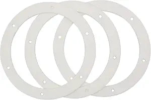 6" Pellet Stove White Gasket for Combustion Exhaust Fan (3/pack)