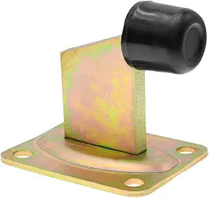 Skelang Gate End Stop Floor, Sliding Gate Stop with Base, Heavy Duty Gate Stopper Mount for Sliding Driveway Gate, Swing Door, Rolling Gate, 1 Pcs