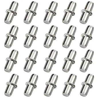 120 Pcs Shelf Pins 5mm Shelf Holder Support for Furniture Shelves Bracket