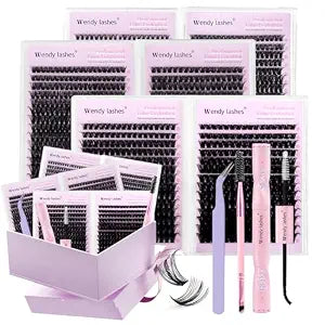 WENDY LASHES Clusters Kit Eyelash Clusters DIY Lash Extension Kit