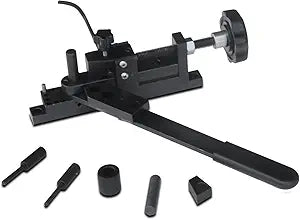 KAKA INDUSTRIAL Mini Universal Wire Bending | Hardened Steel Wire and Flat Metal Bender | 5/16 inch Rod, 1x1/8 inch Flat MUB-1