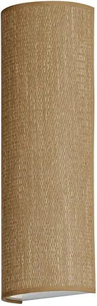 Maxim Lighting Prime 1-Light Wall Sconce | Grasscloth Finish | Fabric Shade | Hallway Bedroom Wall Sconce | 10238GC