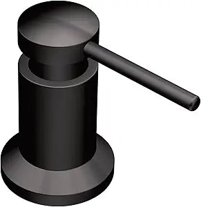 Moen Modern Deck Mounted Lotion or Kitchen Soap Dispenser Pump, Matte Black, 3942BL