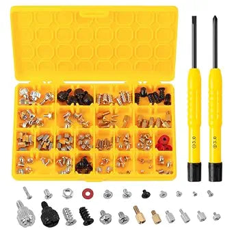 23Sizes PCIe NVMe M.2 Screws Standoff Nut ATX SSD Mounting Screw Kit for Motherboard, SSD, HDD Hard Drive, CD-ROM, Fan, PC Case for Computer Laptop Notebook DIY & Repair