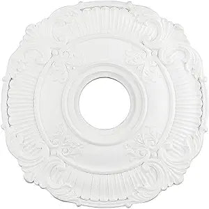 Livex Lighting 82030-03 Buckingham Ceiling Medallion, White Medium