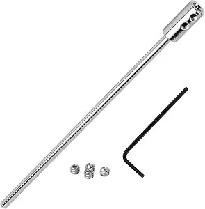 Extension Rod for Bathroom Pop-Up Vertical or Horizontal Rods, 6.64 Inch Pop Up Drain Extension Rod for Bathroom Sink Drain Assembly, Chrome Plated