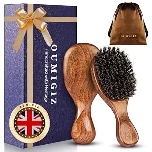 Small 100% Boar Bristle Hair Brush British Craftsmanship Handmade