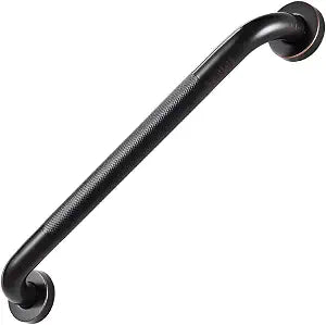 16" Oil Rubbed Bronze Shower Grab Bar, Wall Mounted