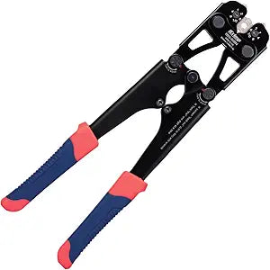 iCrimp Battery Cable Lug Crimping Tool for 8, 6, 4, 2, 1, 1/0 AWG Copper Cable Lugs, Battery Terminal Crimper