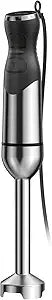 2025 New 1000W Immersion Blender Handheld  25-Speed, Stainless Steel, Hand Blender, Corded Hand Mixer with Heavy-Duty Copper Brushless Motor & Gift Box (Slive)