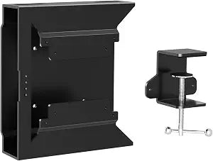 Mini PC VESA Mount for HP with C-Clamp VESA Wall Under Desk or Desk Clamp Mount for EliteDesk 800 805 705, Pro Mini 260, ProDesk 600 405 Mini PC Mounting Bracket for HP Mount to a Monitor Arm