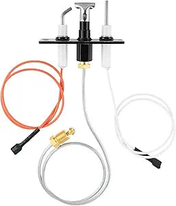 4021-422 Natural Gas Pilot Assembly Compatible with Heatilator, Heat N Glo and Quadra-Fire Fireplaces, Replaces 4021-025 (Not for DSI/HSI/Vertical Units)