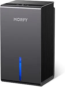 MORFY Dehumidifier, Small Dehumidifier for Bedroom Bathroom RV with Auto Shut Off, Compact Quiet Dehumidifiers for Room Home Closet Laundry Room