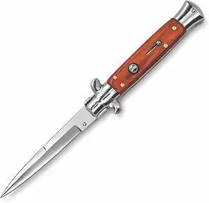 Stainless Steel Folding Camping Knife (Red)