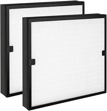 Nispira F301H BD-AS-550 HEPA500 Air Scrubber Replacement Filter for BlueDri Air Shield 550 CFM VEVOR, Dri-Eaz, Mounto Air Purifier True HEPA 16" x 19" x 2", 2 Packs