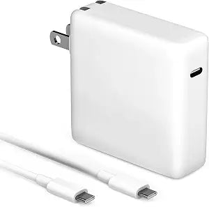 MacBook Pro Charger 61W USB C Power Adapter for MacBook Pro/Air 13/14 Inch, Power Adapter with Type C Power Cord Supply