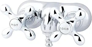 Kingston Brass CC48T1 Vintage 3-3/8-Inch Wall Mount Tub Faucet, Polished Chrome