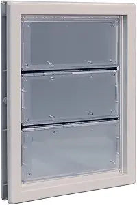 Ideal Pet Products Air Seal Pet Door with Telescoping Frame, Large, 10.25" x 15.75" Flap Size