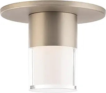 WAC Lighting Twist-N-Lite LED 3.5in Surface Mount Cylinder Ambient Light with 5CCT Selectable Color Temperature in Brushed Nickel