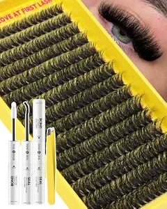Fluff Lash Clusters Kit 80D Eyelash Clusters Volume Lash Extensions