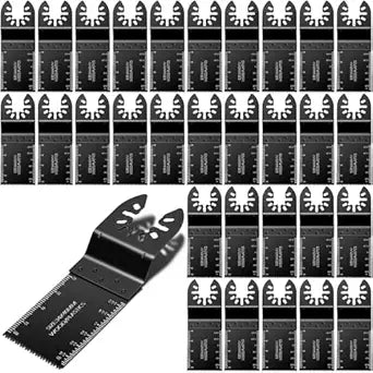 200Pcs Multitool Blades Set  Oscillating Saw Blades and Multi Tool Blades for Wood&Soft Metal with Quick Release Interface,Fits DeWalt,Milwaukee,Makita,Dremel,Ryobi,Craftsman,Fein,Bosch OIS and More