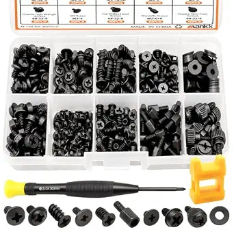 mankk 400PCS PC Screws & Standoffs for Motherboard SSD Fan Case DIY Repair