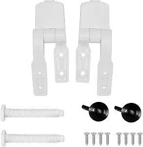 Toilet Seat Hinges Replacement Complete Set