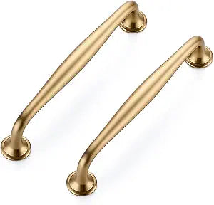 Ravinte 10 Pack 5 Inch Champagne Bronze Kitchen Cabinet Handles Solid Zinc Alloy Cabinet Pulls Cupboard & Drawer Handles